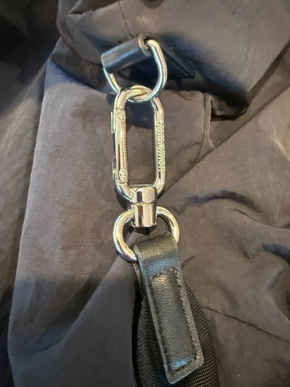 Lululemon On My Level 19L Black Crossbody Tote shoulder Bag